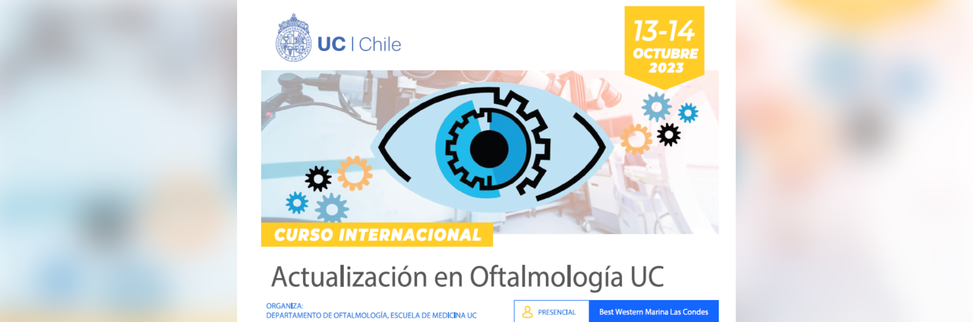 Curso Internacional Actualización en Oftalmología UC